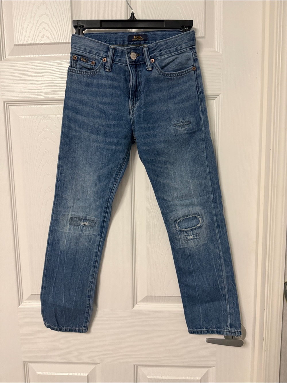 Polo by Ralph Lauren Medium Blue Distressed Kids Jeans